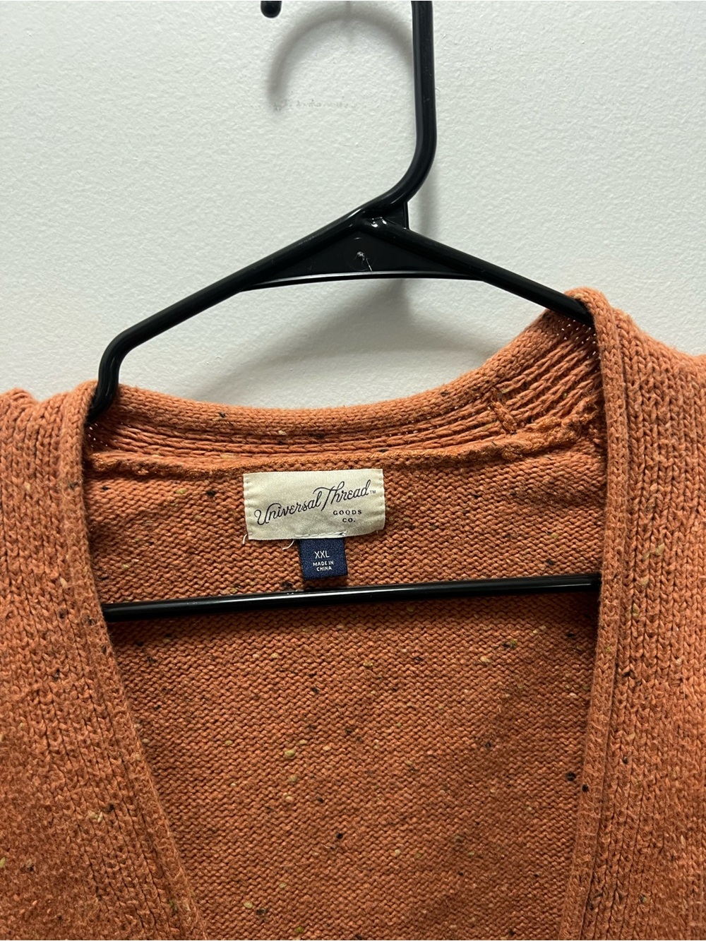 Universal Thread Rust Orange Open-Front Cardigan - Picture 3 of 5